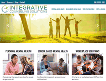 Tablet Screenshot of integrativecs.net